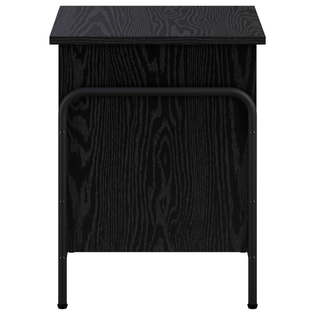vidaXL Skrzynia do przechowywania Czarny dąb 80 x 40 x 49,5 cm
