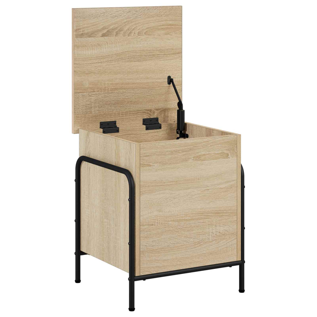 vidaXL Skrzynia do przechowywania dąb Sonoma 80 x 40 x 49,5 cm
