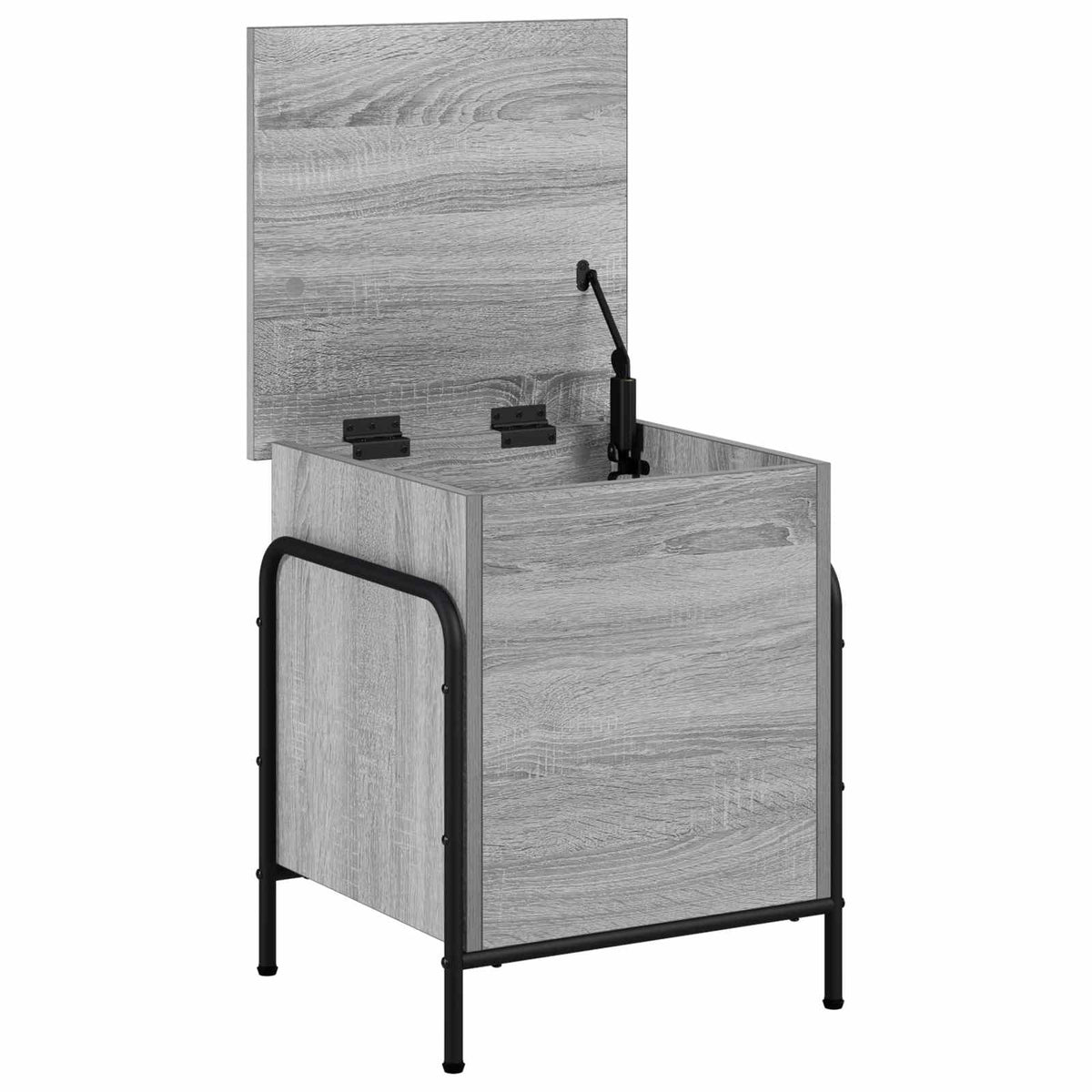 vidaXL Skrzynia do przechowywania Szary Sonoma 80 x 40 x 49,5 cm