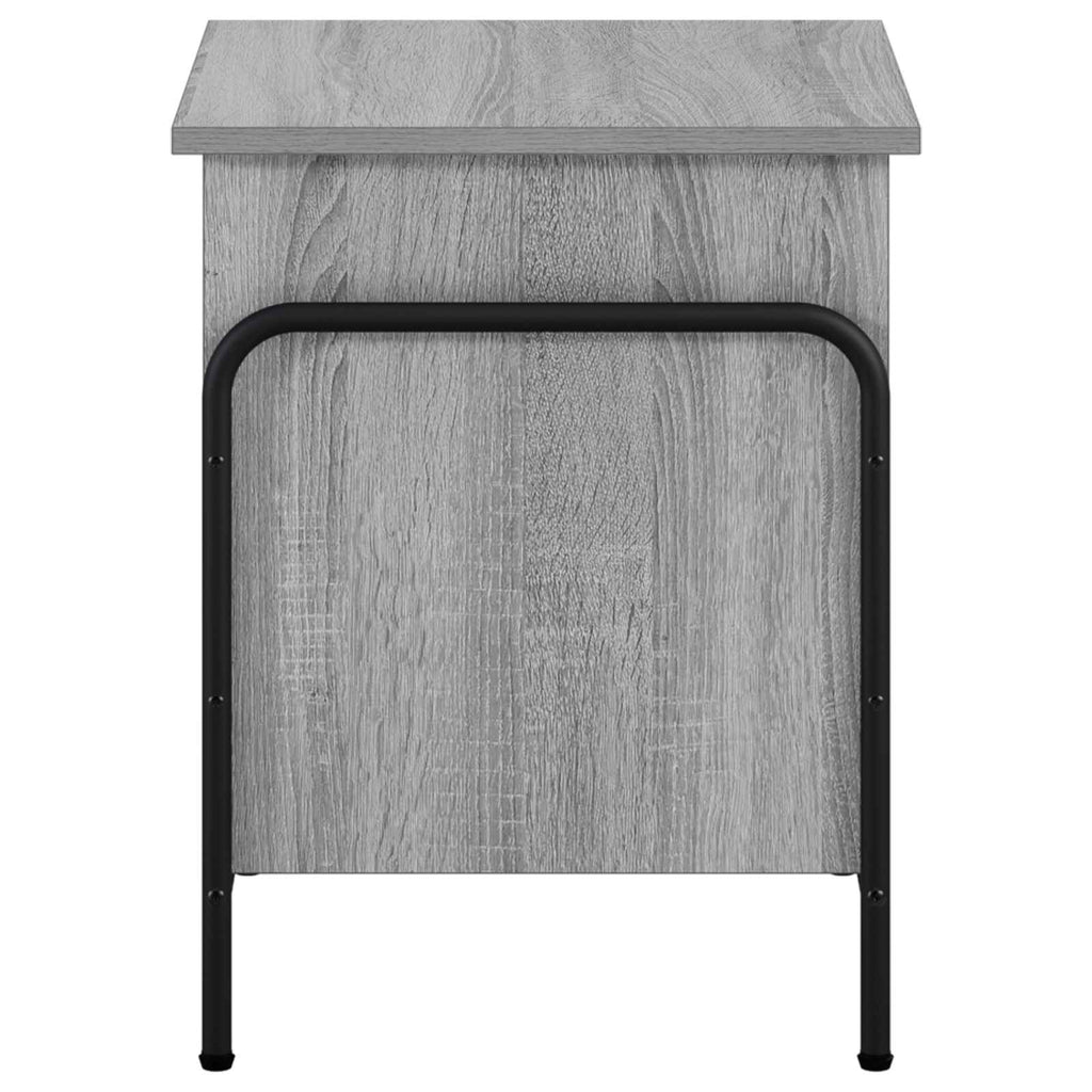 vidaXL Skrzynia do przechowywania Szary Sonoma 80 x 40 x 49,5 cm