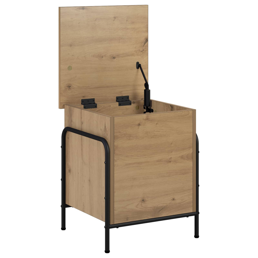 vidaXL Skrzynia do przechowywania Dąb artisan 80 x 40 x 49,5 cm