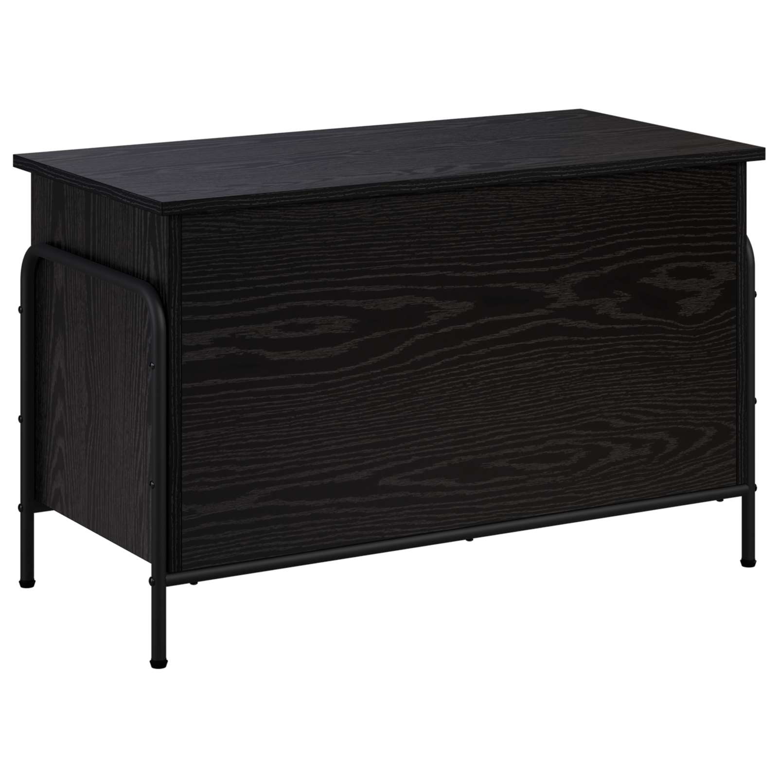 vidaXL Skrzynia do przechowywania Czarny dąb 80 x 40 x 49,5 cm