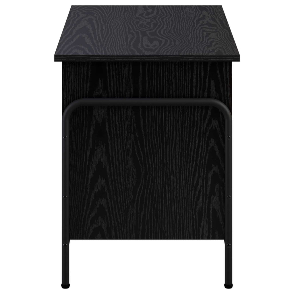 vidaXL Skrzynia do przechowywania Czarny dąb 80 x 40 x 49,5 cm
