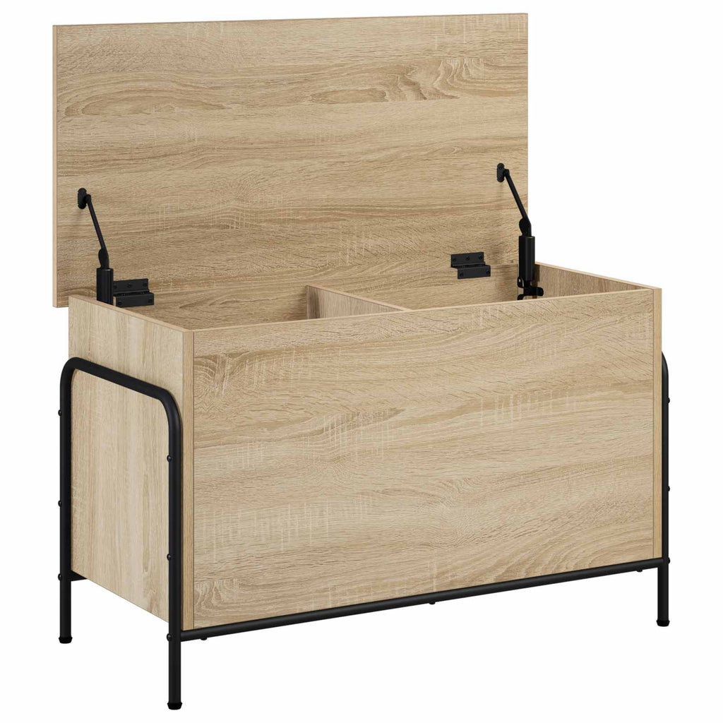 vidaXL Skrzynia do przechowywania dąb Sonoma 80 x 40 x 49,5 cm