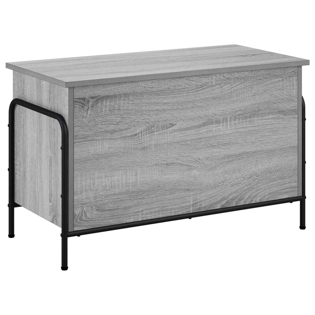 vidaXL Skrzynia do przechowywania Szary Sonoma 80 x 40 x 49,5 cm