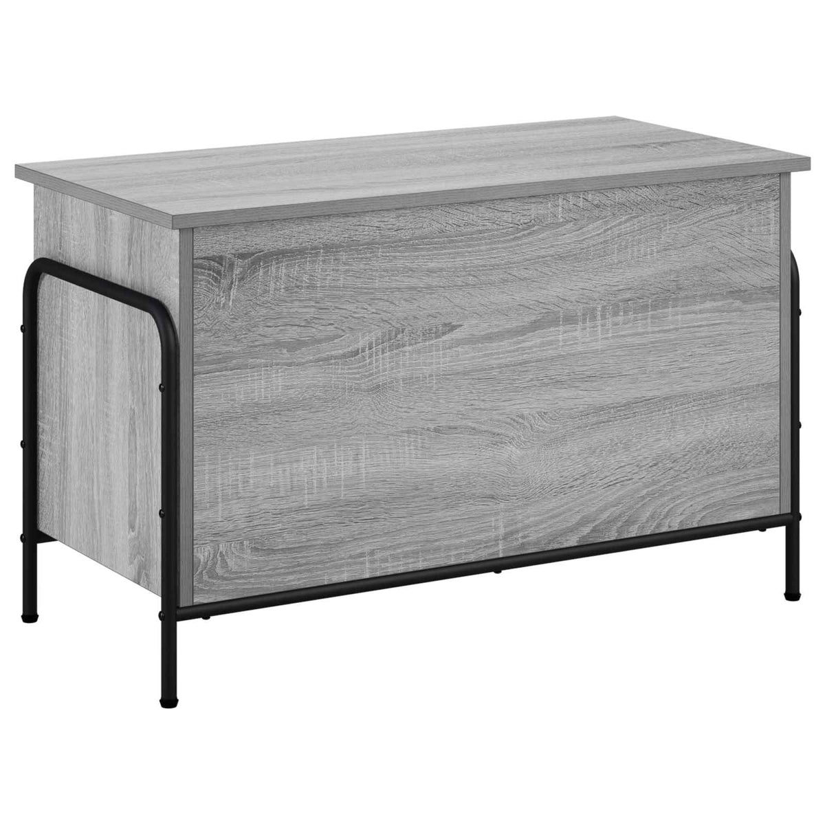 vidaXL Skrzynia do przechowywania Szary Sonoma 80 x 40 x 49,5 cm