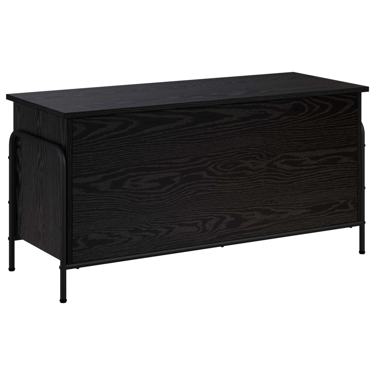 vidaXL Skrzynia do przechowywania Czarny dąb 80 x 40 x 49,5 cm