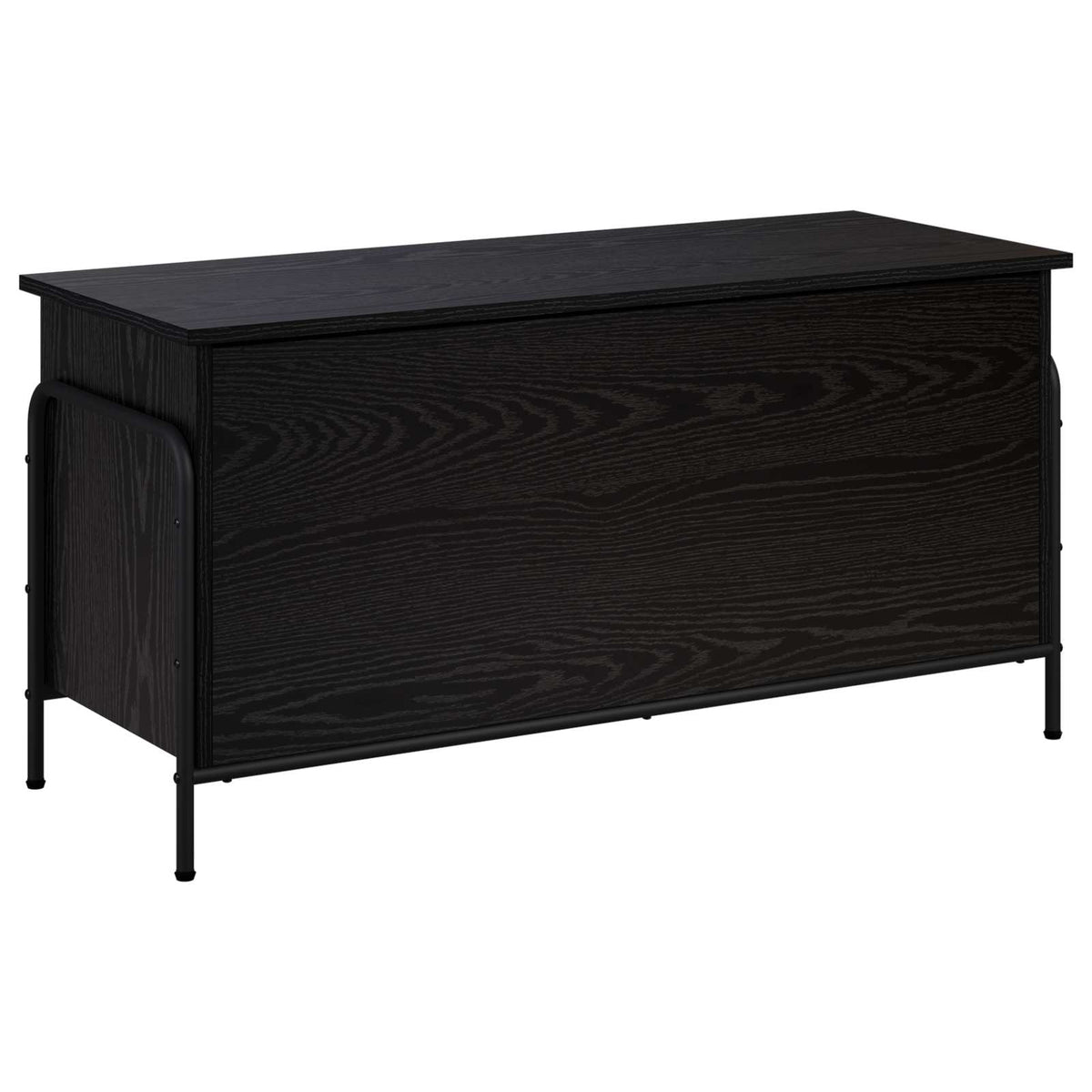 vidaXL Skrzynia do przechowywania Czarny dąb 80 x 40 x 49,5 cm
