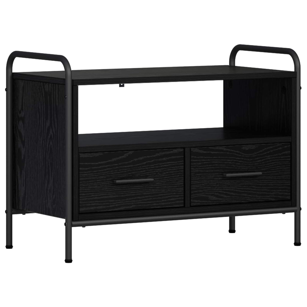 vidaXL Szafka pod telewizor 67,5 x 33 x 50 cm Czarny dąb