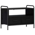 vidaXL Szafka pod telewizor 67,5 x 33 x 50 cm Czarny dąb