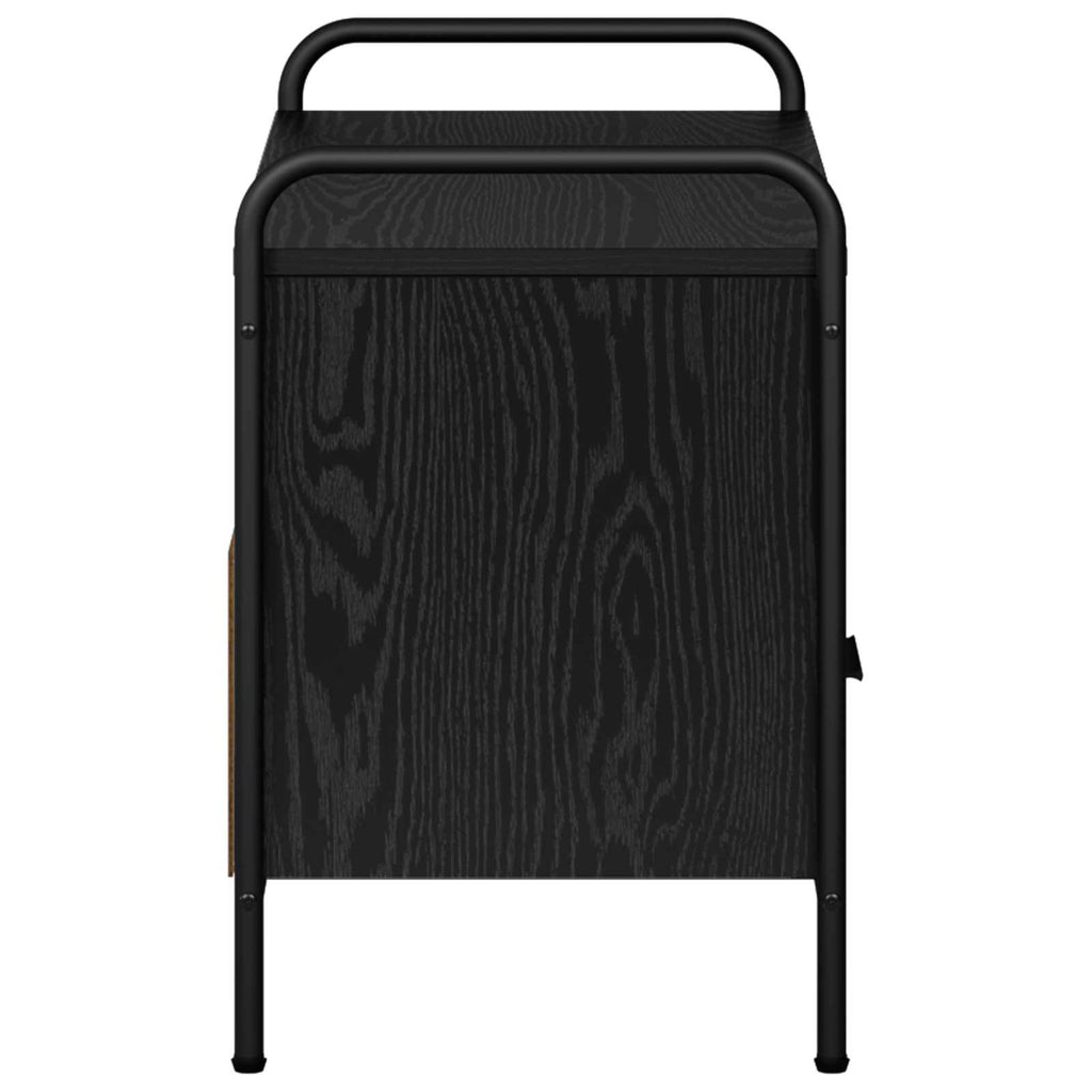 vidaXL Szafka pod telewizor 67,5 x 33 x 50 cm Czarny dąb