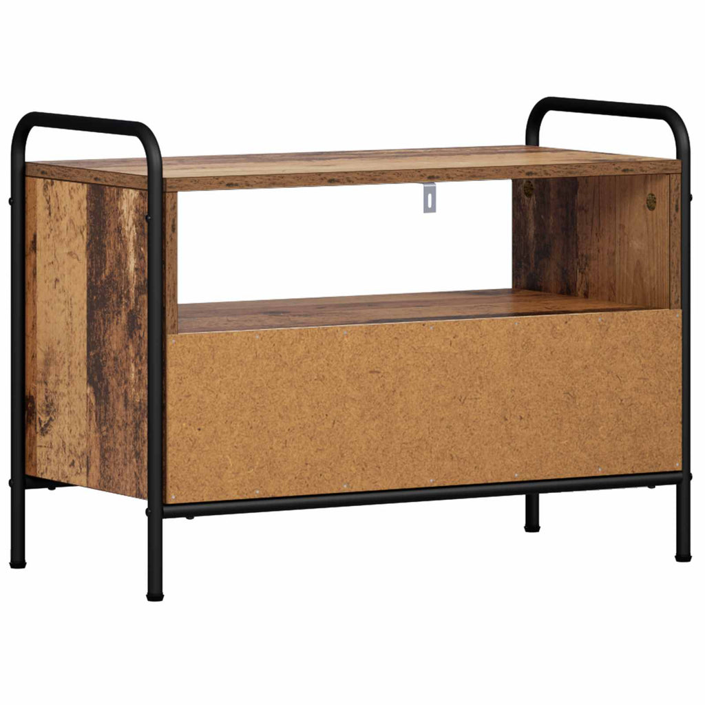 vidaXL Szafka pod telewizor 67,5 x 33 x 50 cm Stare drewno