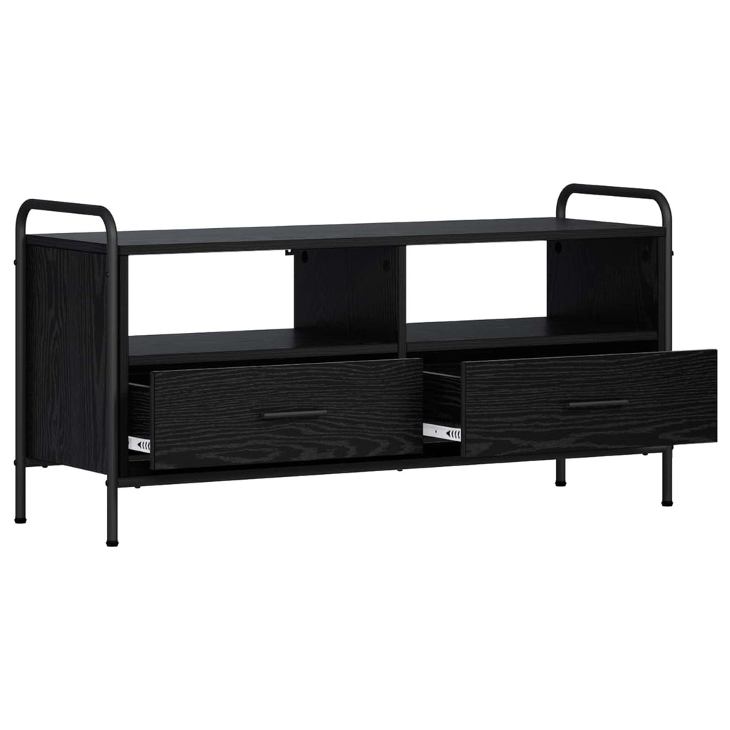 vidaXL Szafka pod telewizor 67,5 x 33 x 50 cm Czarny dąb