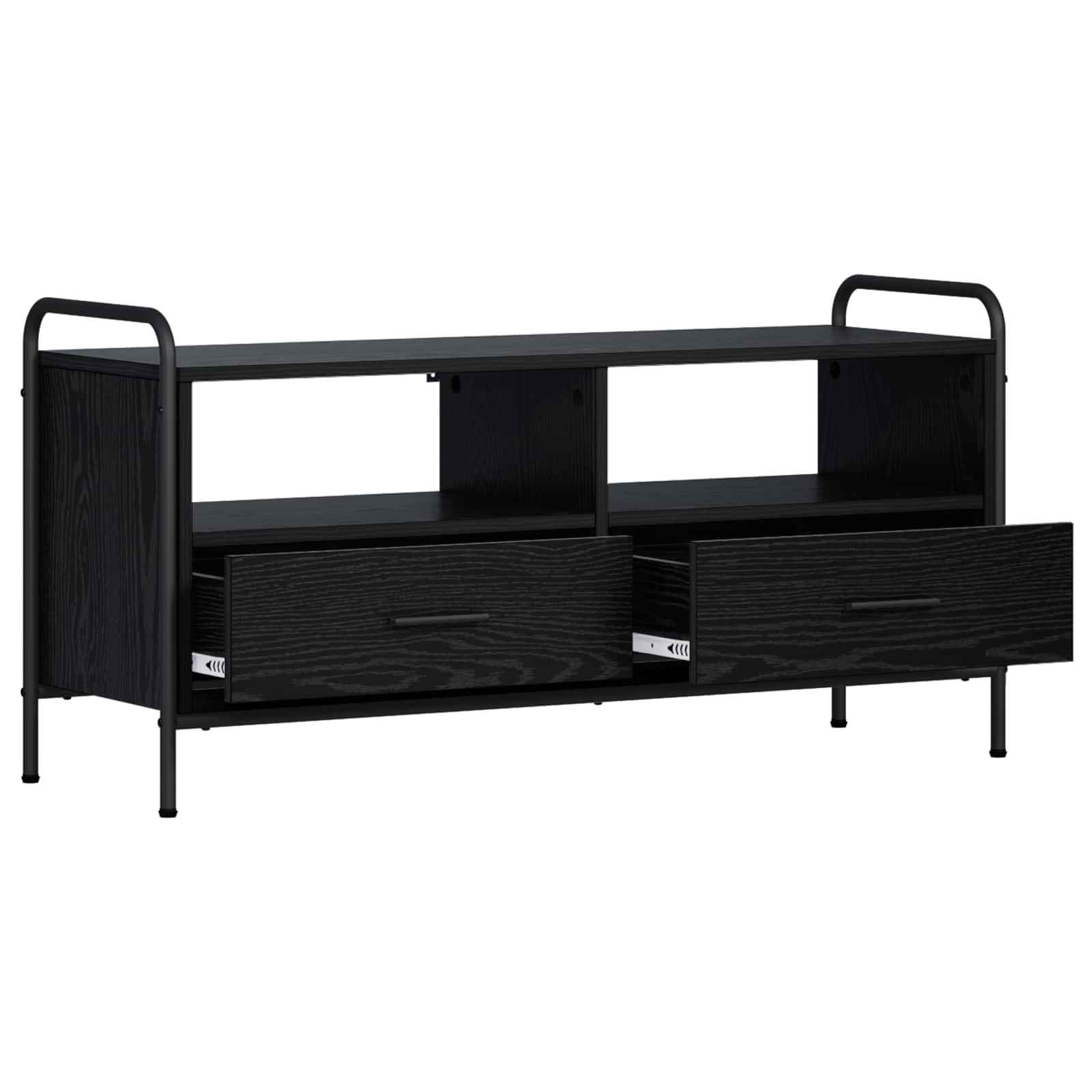 vidaXL Szafka pod telewizor 67,5 x 33 x 50 cm Czarny dąb