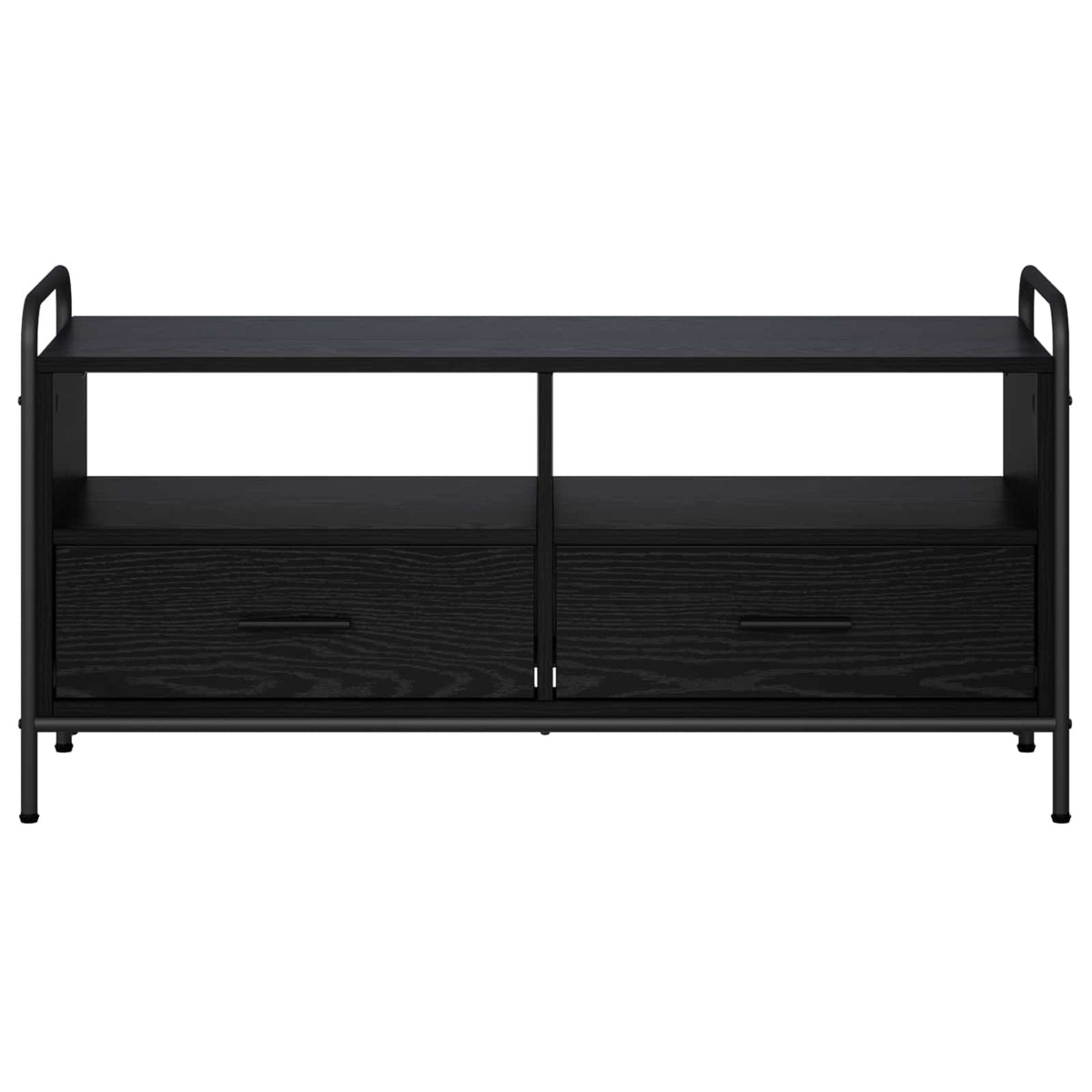 vidaXL Szafka pod telewizor 67,5 x 33 x 50 cm Czarny dąb