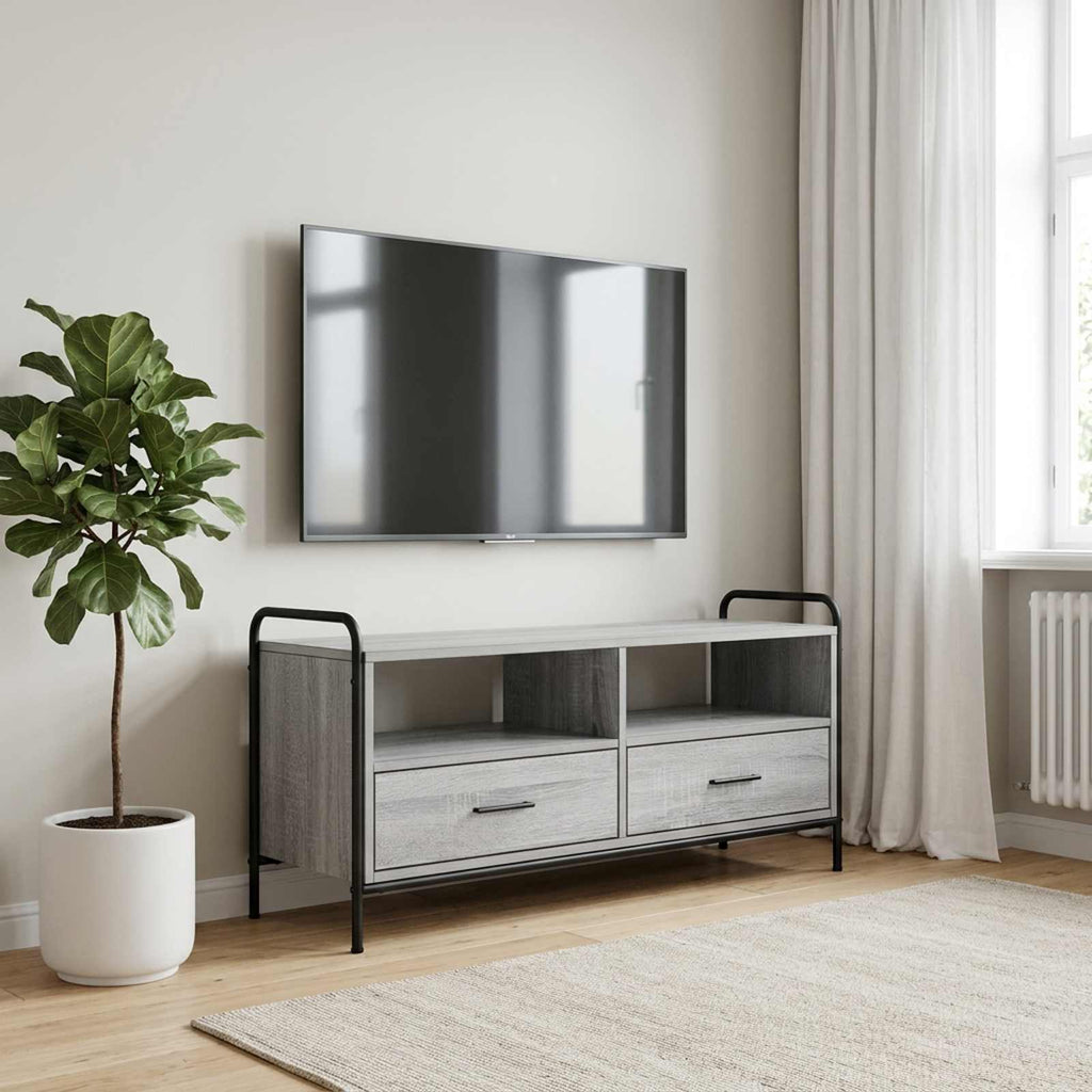 vidaXL Szafka pod telewizor 67,5 x 33 x 50 cm Szary Sonoma