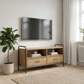 vidaXL Szafka pod telewizor 67,5 x 33 x 50 cm Dąb artisan