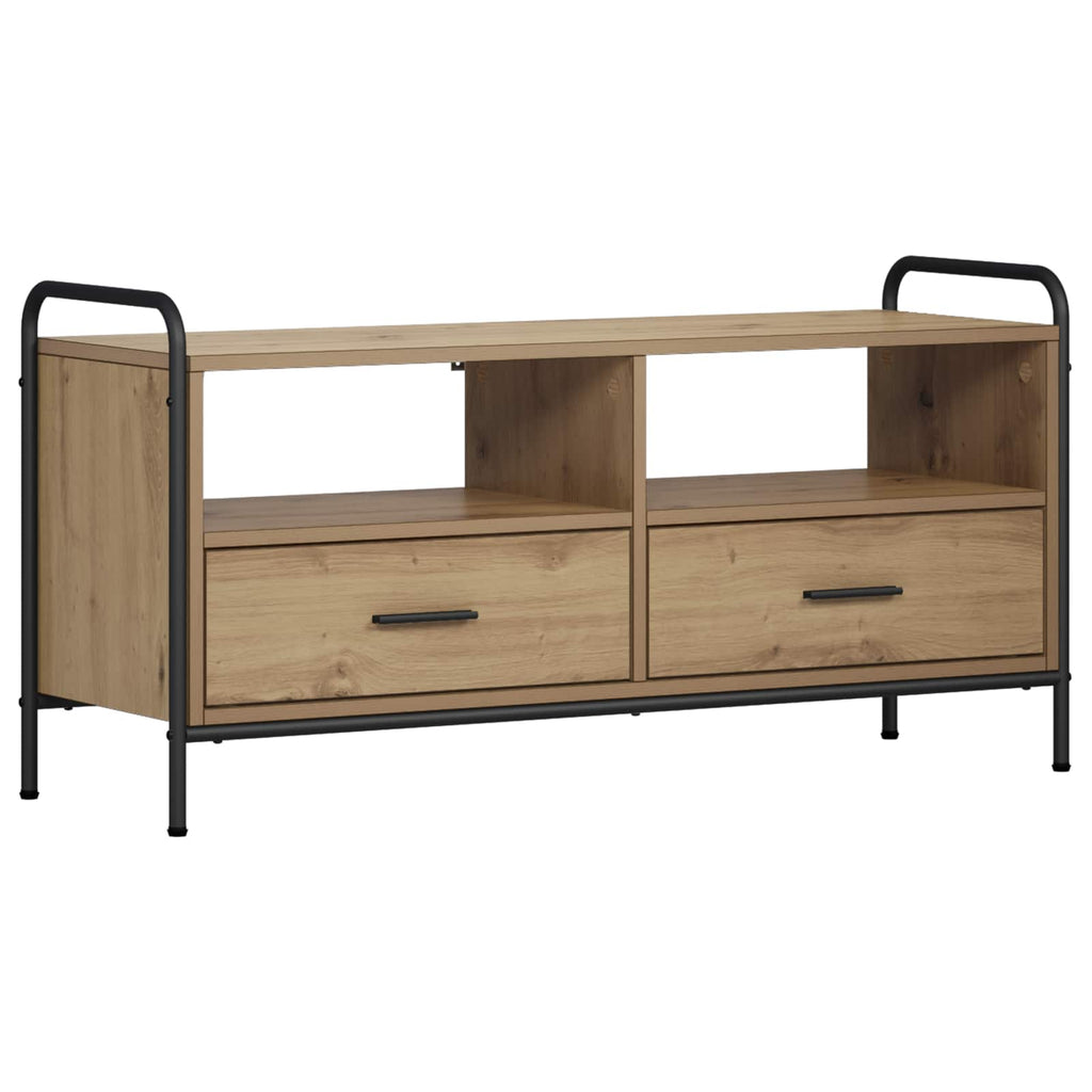 vidaXL Szafka pod telewizor 67,5 x 33 x 50 cm Dąb artisan