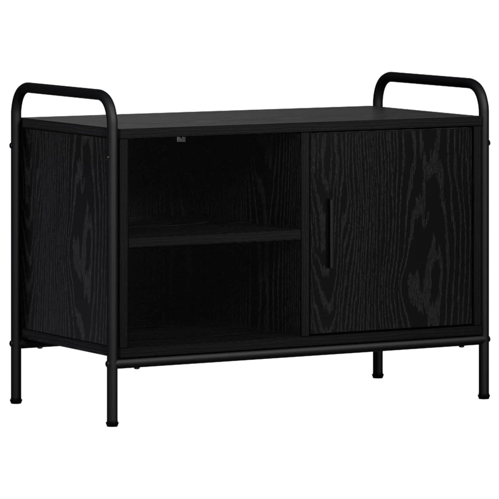 vidaXL Szafka pod telewizor 67,5 x 33 x 50 cm Czarny dąb