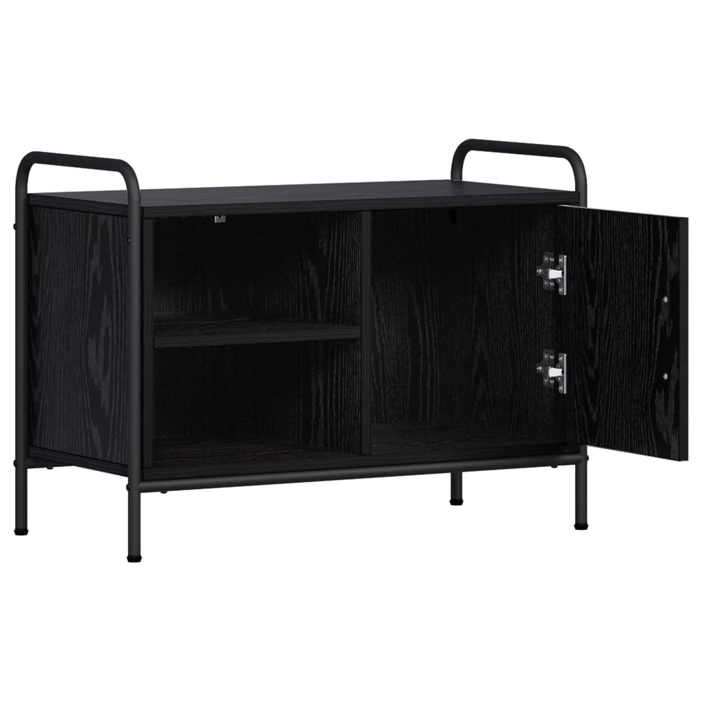 vidaXL Szafka pod telewizor 67,5 x 33 x 50 cm Czarny dąb