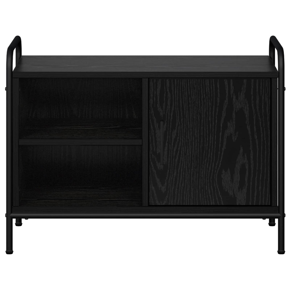 vidaXL Szafka pod telewizor 67,5 x 33 x 50 cm Czarny dąb