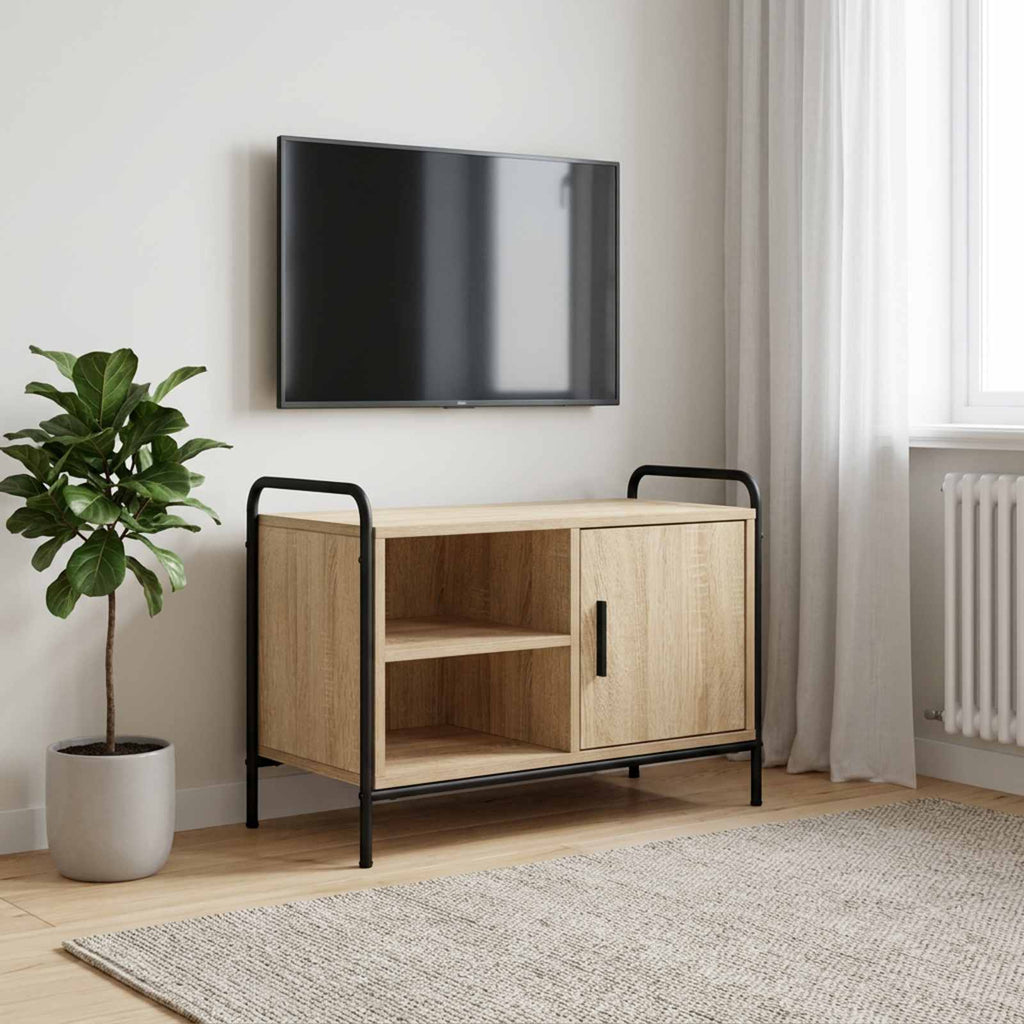 vidaXL Szafka pod telewizor 67,5 x 33 x 50 cm dąb Sonoma