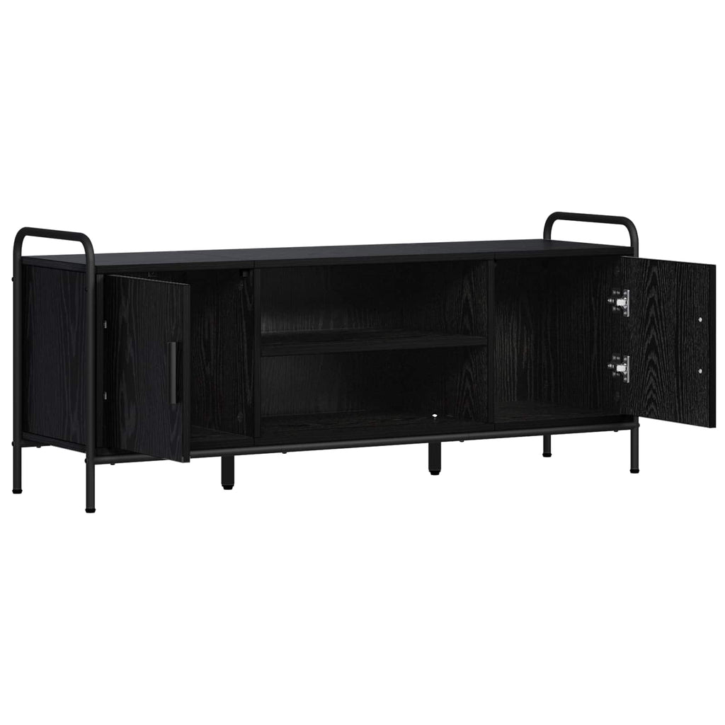 vidaXL Szafka pod telewizor 119 x 33 x 50 cm Czarny dąb
