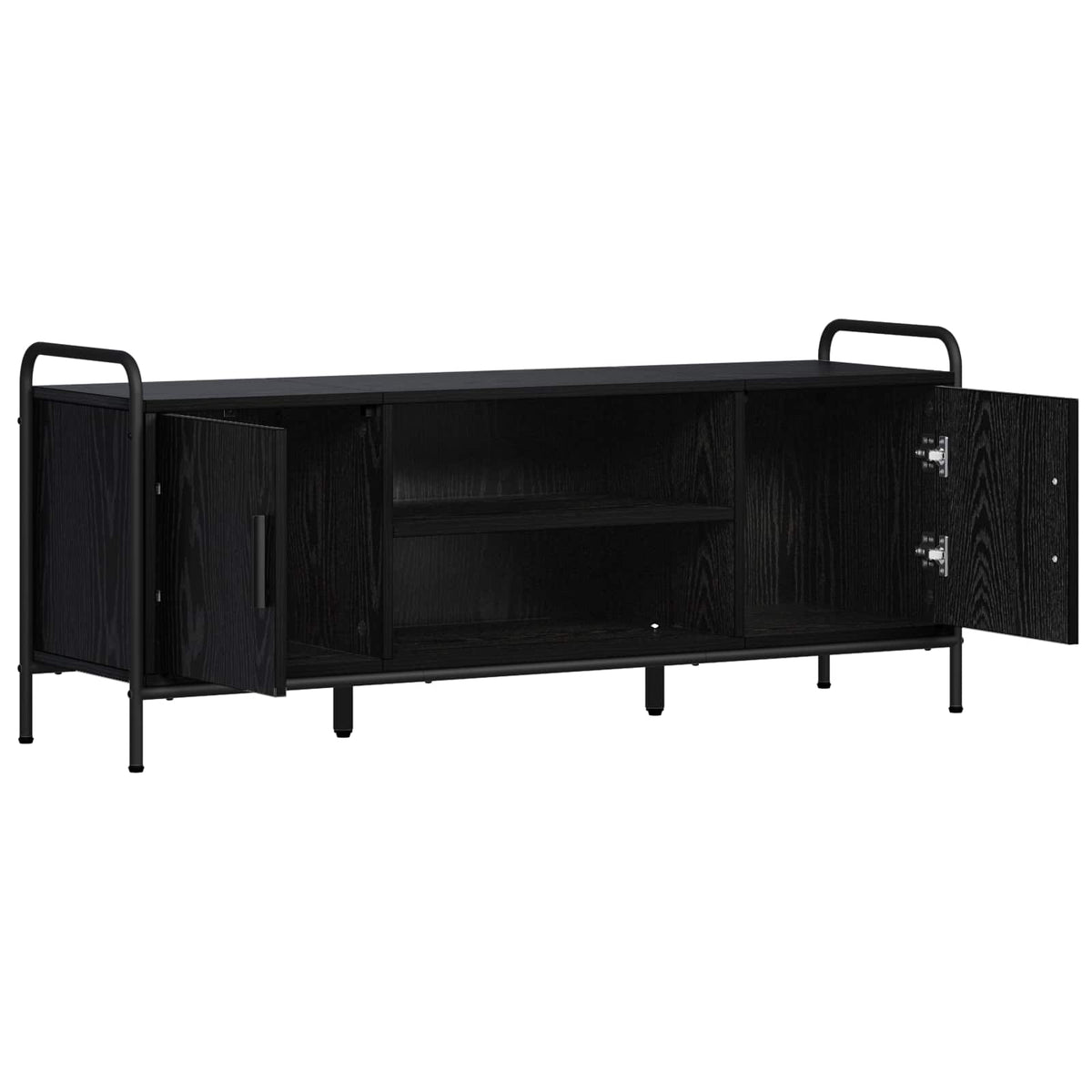 vidaXL Szafka pod telewizor 119 x 33 x 50 cm Czarny dąb