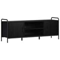 vidaXL Szafka pod telewizor 133 x 33 x 50 cm Czarny dąb