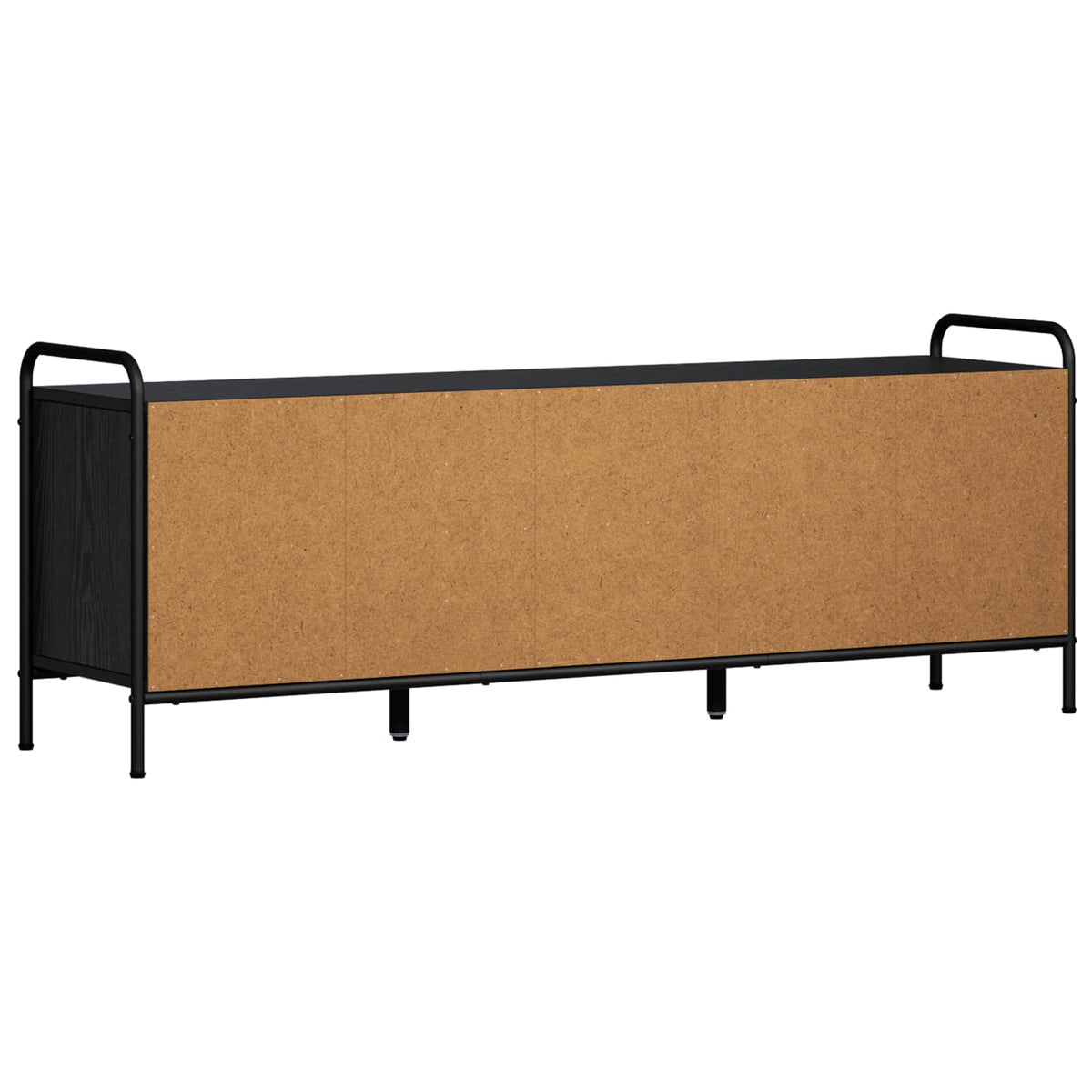 vidaXL Szafka pod telewizor 133 x 33 x 50 cm Czarny dąb