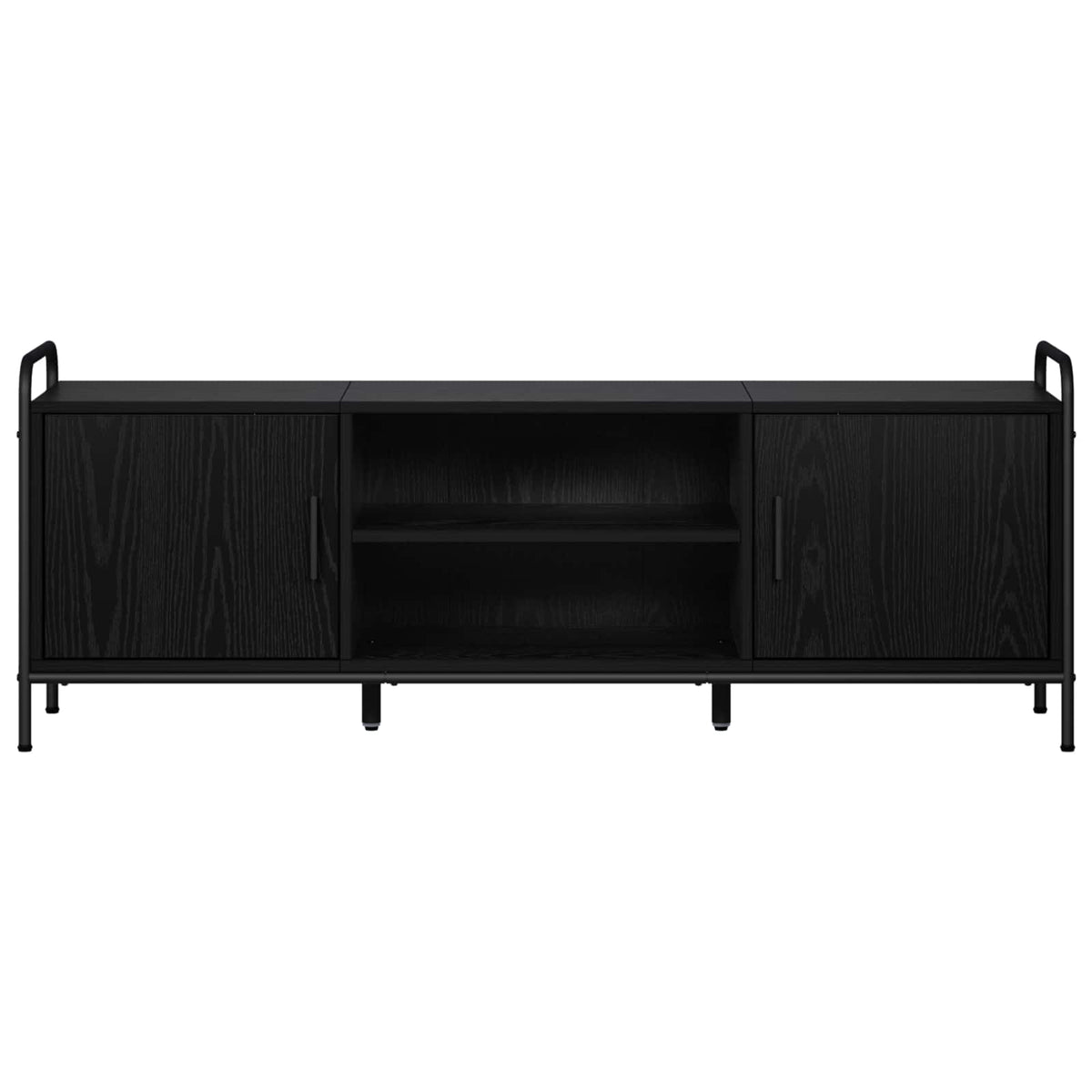 vidaXL Szafka pod telewizor 133 x 33 x 50 cm Czarny dąb