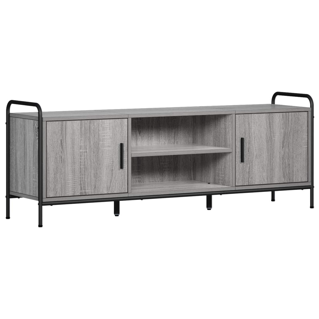 vidaXL Szafka pod telewizor 133 x 33 x 50 cm Szary Sonoma
