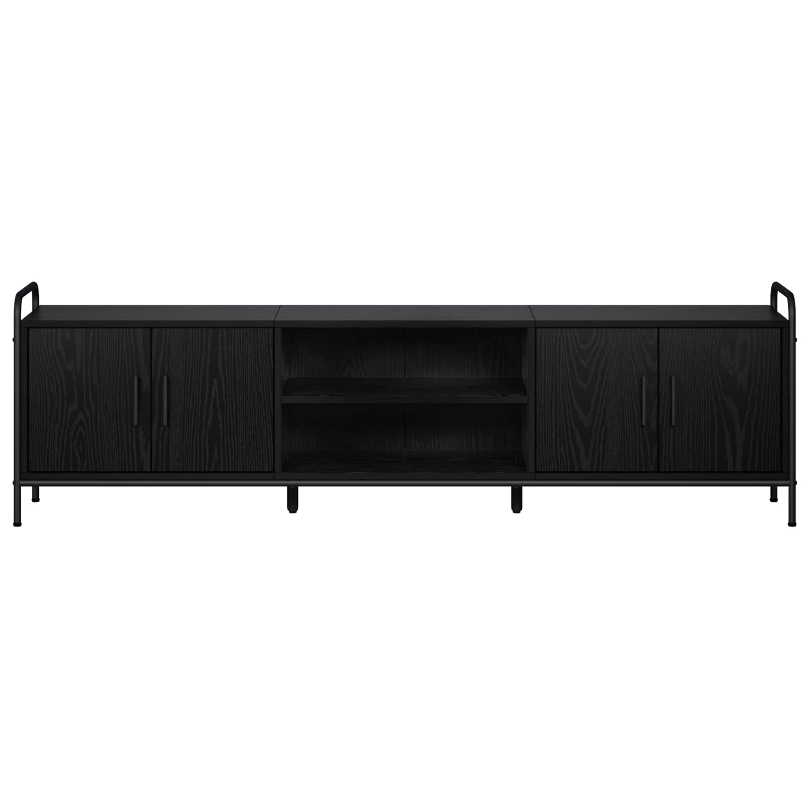 vidaXL Szafka pod telewizor 167,5 x 33 x 50 cm Czarny dąb