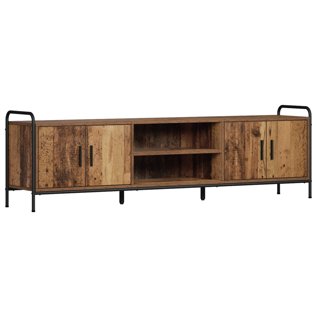 vidaXL Szafka pod telewizor 167,5 x 33 x 50 cm Stare drewno