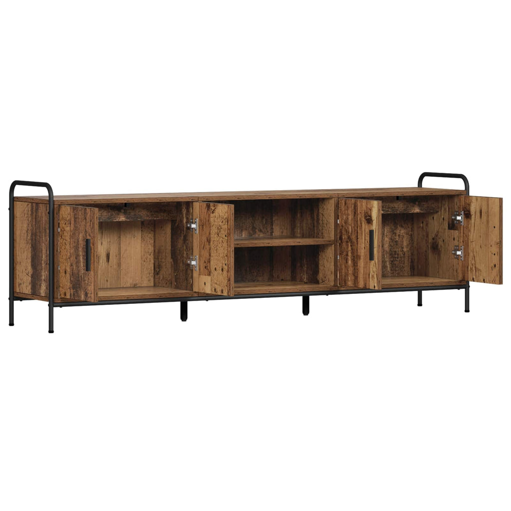 vidaXL Szafka pod telewizor 167,5 x 33 x 50 cm Stare drewno