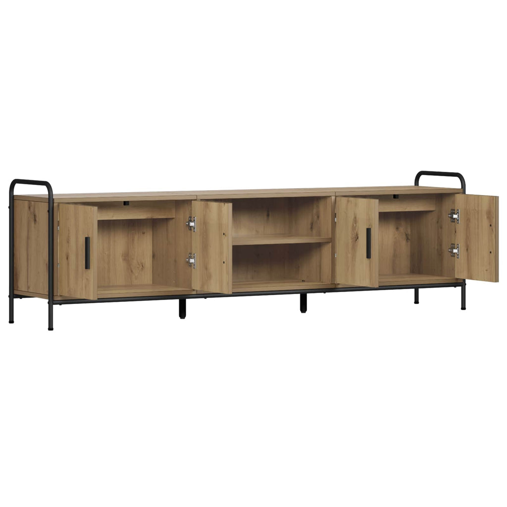 vidaXL Szafka pod telewizor 167,5 x 33 x 50 cm Dąb artisan