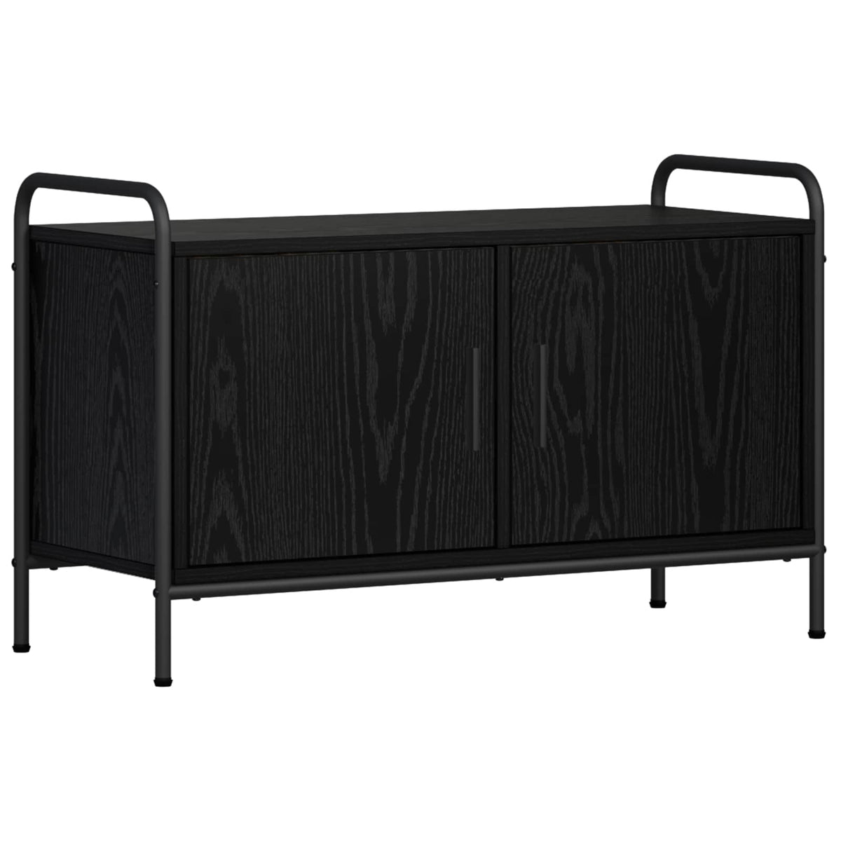 vidaXL Szafka pod telewizor 79,5 x 33 x 50 cm Czarny dąb