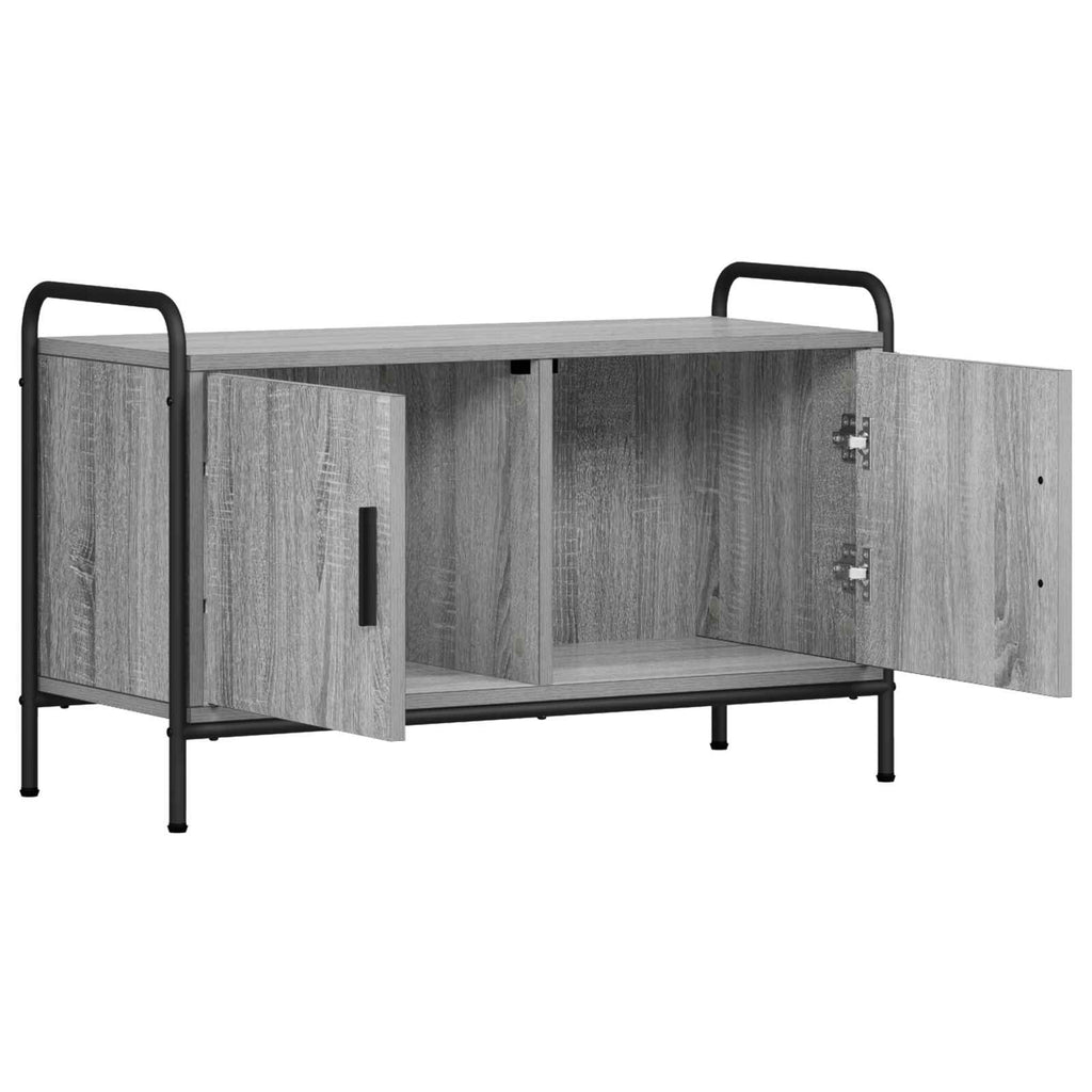 vidaXL Szafka pod telewizor 79,5 x 33 x 50 cm Szary Sonoma