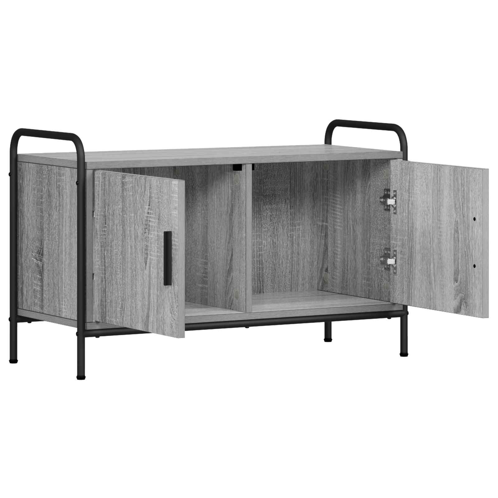vidaXL Szafka pod telewizor 79,5 x 33 x 50 cm Szary Sonoma