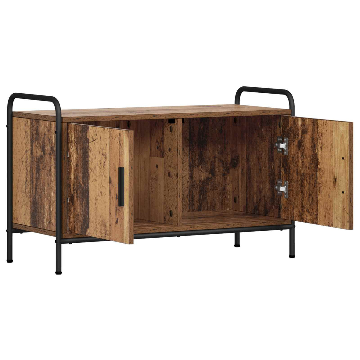 vidaXL Szafka pod telewizor 79,5 x 33 x 50 cm Stare drewno