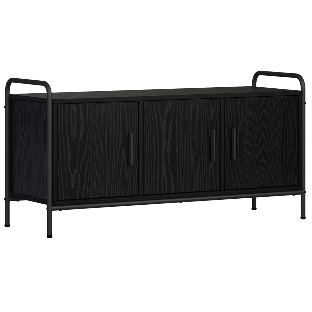 vidaXL Szafka pod telewizor 79,5 x 33 x 50 cm Czarny dąb