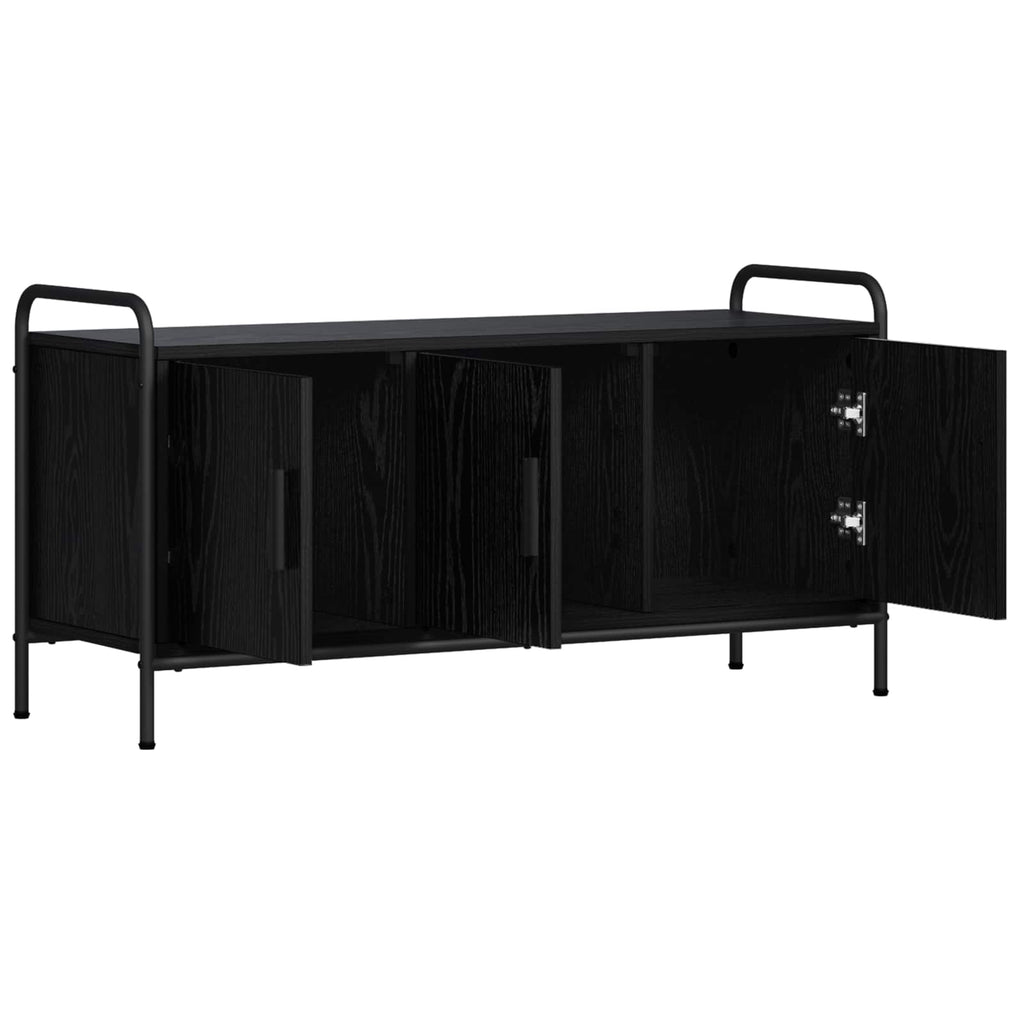 vidaXL Szafka pod telewizor 79,5 x 33 x 50 cm Czarny dąb