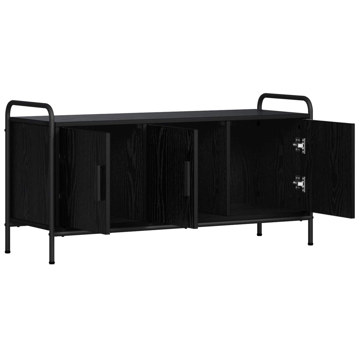 vidaXL Szafka pod telewizor 79,5 x 33 x 50 cm Czarny dąb