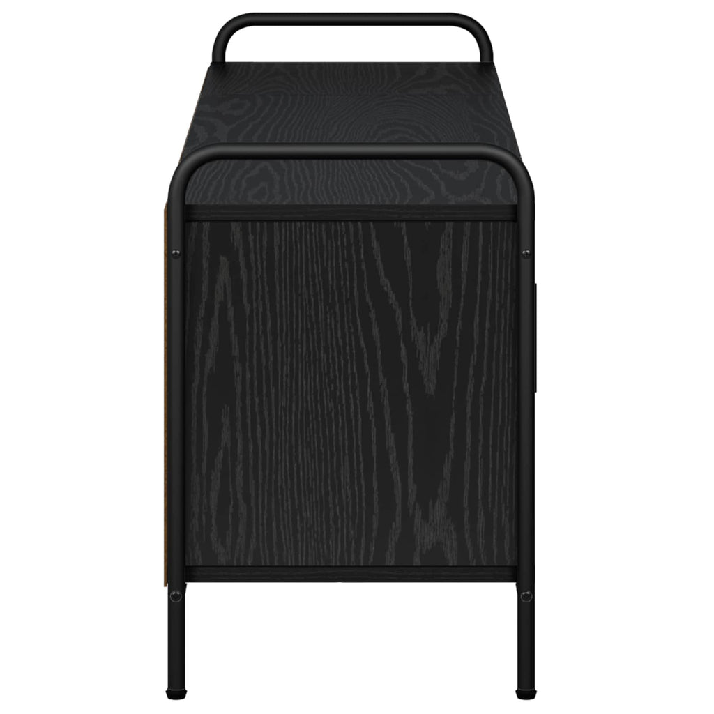 vidaXL Szafka pod telewizor 79,5 x 33 x 50 cm Czarny dąb