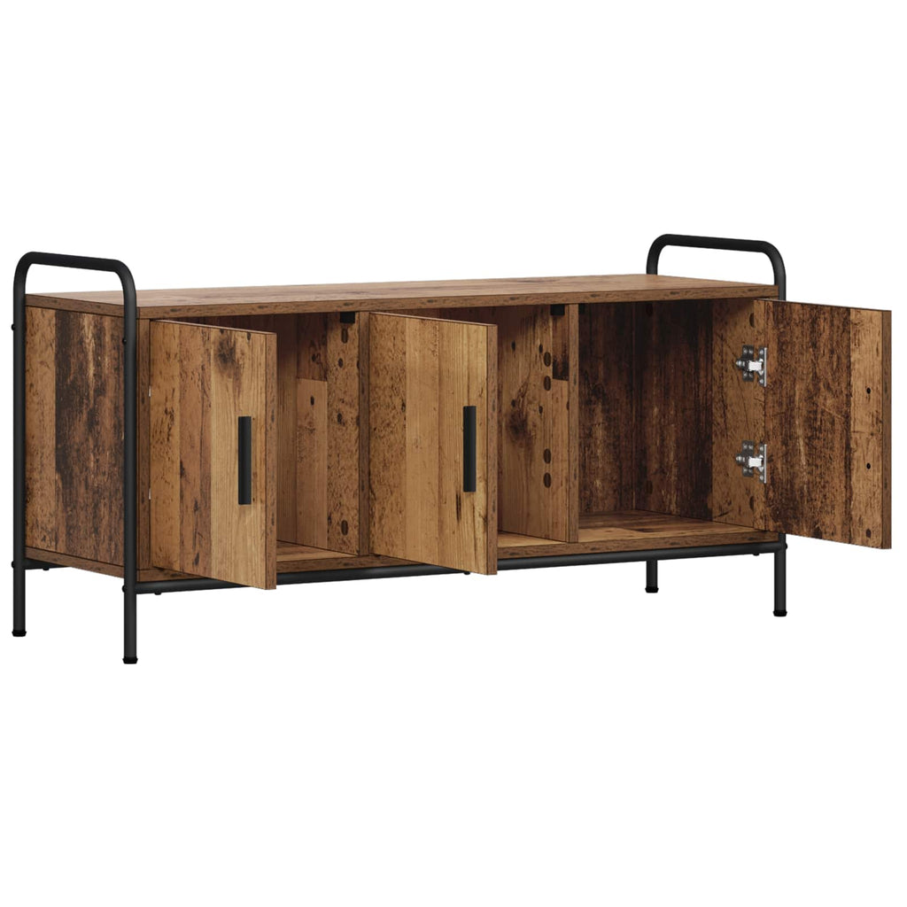 vidaXL Szafka pod telewizor 79,5 x 33 x 50 cm Stare drewno