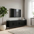 vidaXL Szafka pod telewizor 146 x 33 x 50 cm Czarny dąb