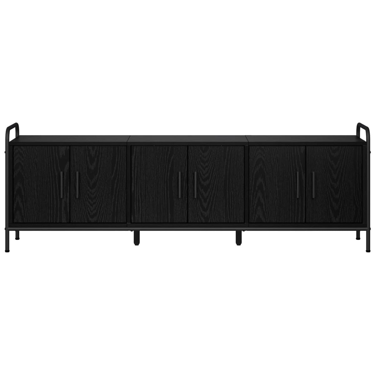 vidaXL Szafka pod telewizor 146 x 33 x 50 cm Czarny dąb