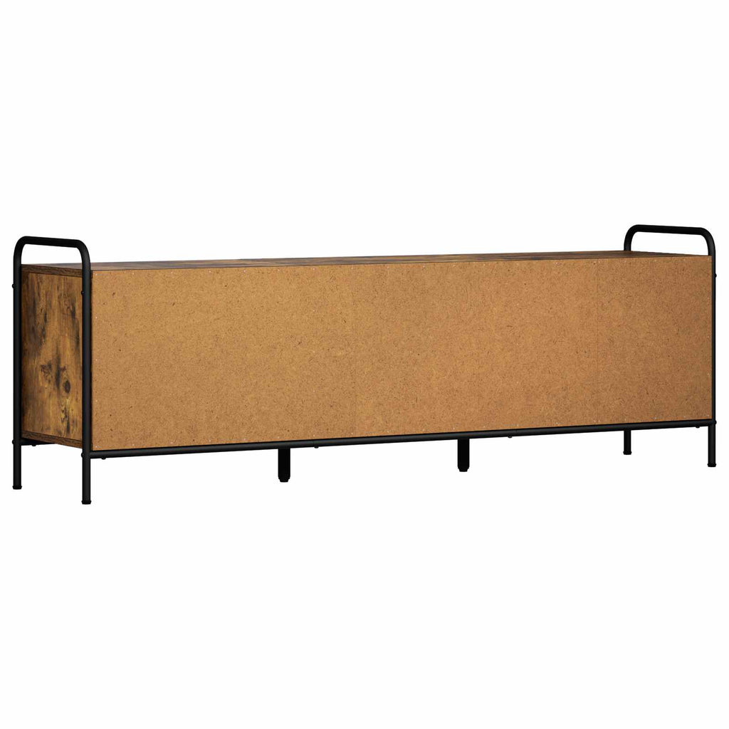 vidaXL Szafka pod telewizor 146 x 33 x 50 cm Dąb wędzony