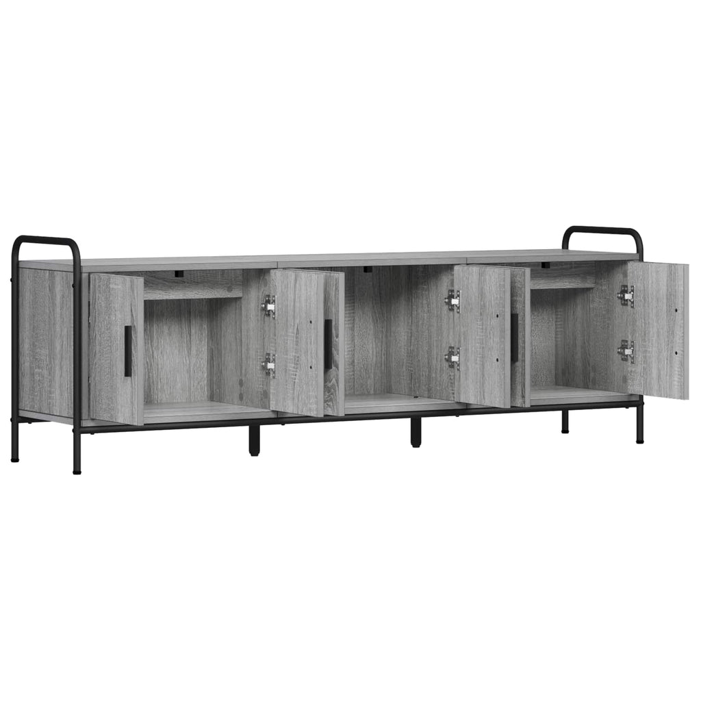 vidaXL Szafka pod telewizor 146 x 33 x 50 cm Szary Sonoma