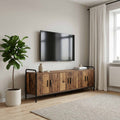 vidaXL Szafka pod telewizor 146 x 33 x 50 cm Stare drewno